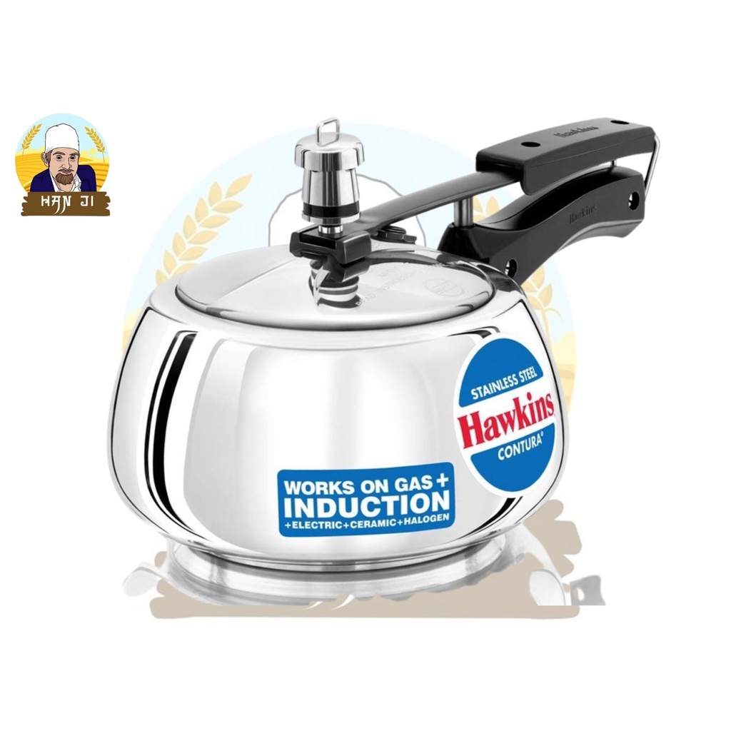 Hawkins Stainless Steel Pressure Cooker 3 Litre 5 Litre หม้อแรงดัน