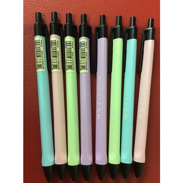 M&G ปากกาหมึกน้ำมัน สีพาสเทล รุ่น A13 A2 A14 A12 หัว 0.7 mm