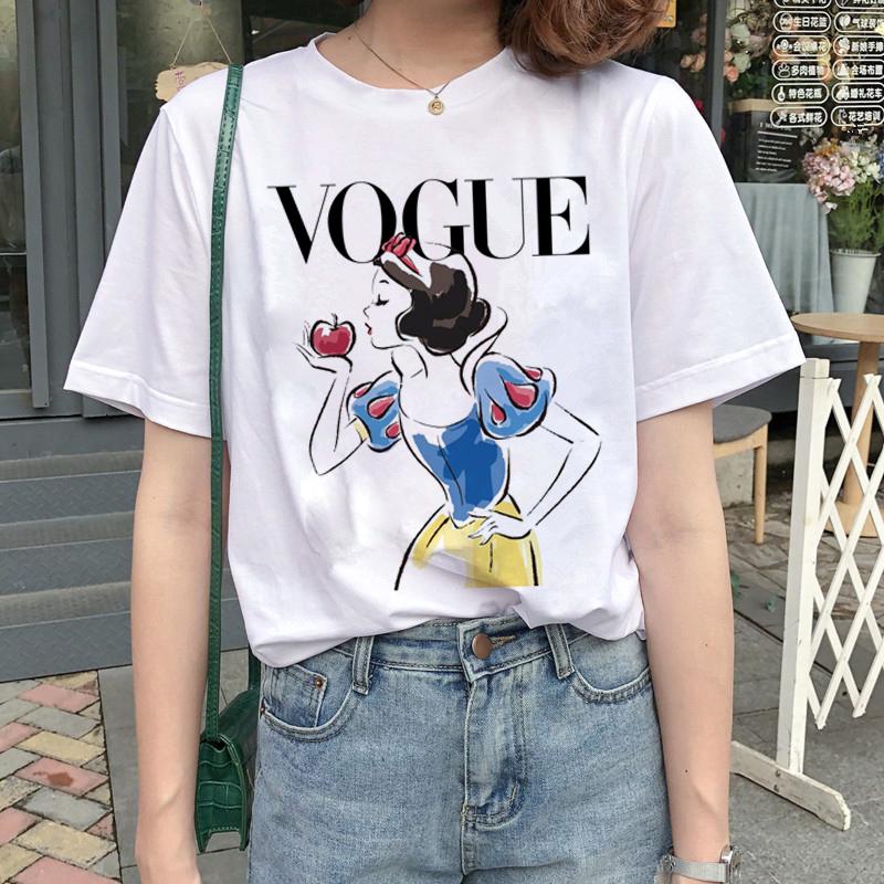 New Vogue เสื้อยืดโอเวอร์ไซส์สําหรับผู้หญิง