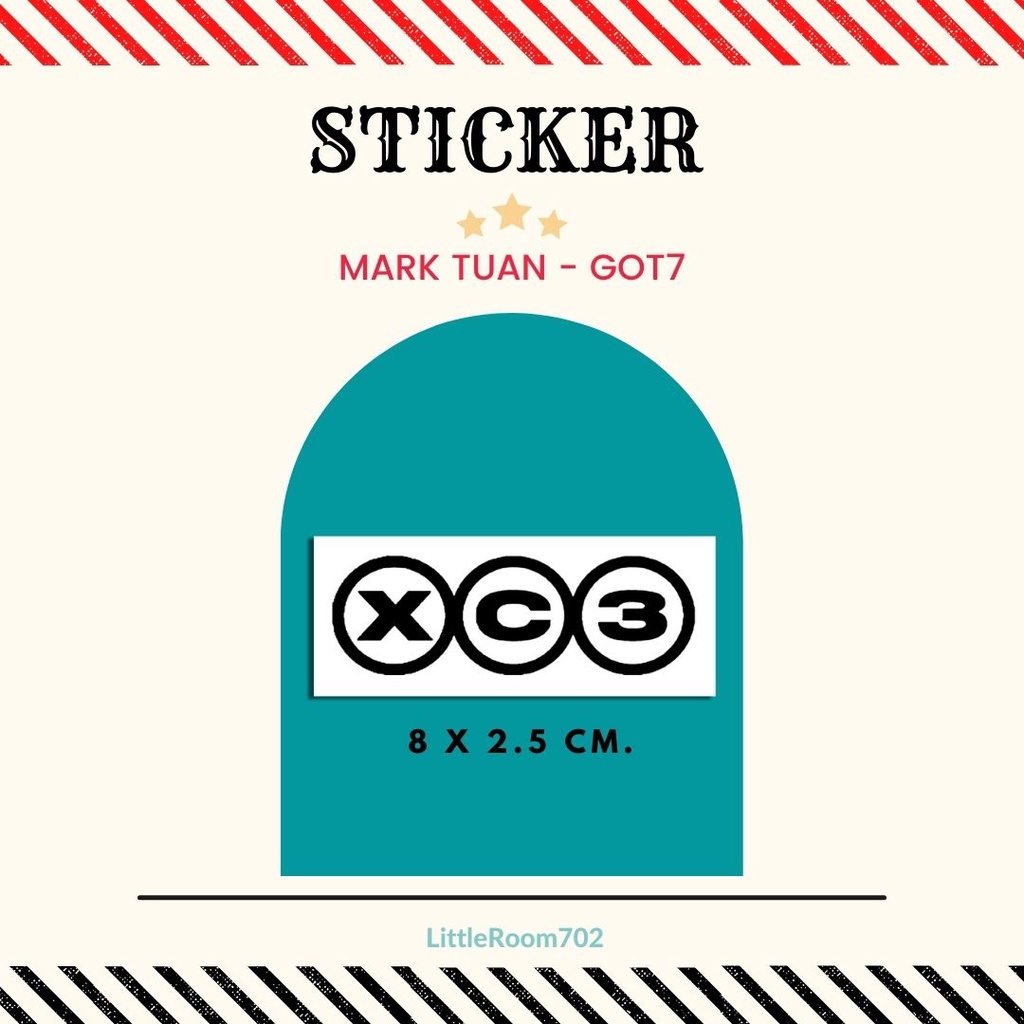 M2 สติกเกอร์ ไดคัท Mark Tuan GOT7  เนื้อ PVC  Sticker  สติ๊กเกอร์ xc3 xciii kpop MT - รูปที่ 7