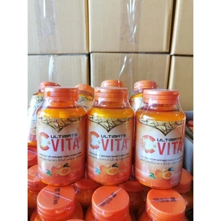 🍊🍊Ultimate C-Vita Plus อัลติเมทวิตามินซี 60 เม็ด 1 กระปุก แท้💯%