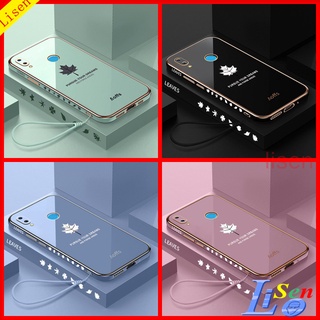 เคส Huawei  Y9 2019 เคส Huawei  Y7 2019  เคส Huawei Y7 Prime 2019 Y6P Y9 Prime 2019 Y7 Pro 2019 Y7A Y9S Y8P เคสโทรศัพท์มือถือ กันกระแทก ลายใบไม้ สําหรับ FY