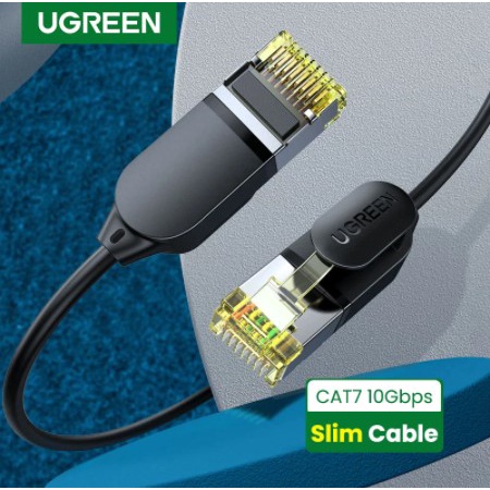 UGREEN Ethernet Cable CAT7 10Gbps Cable Ethernet Mini Slim 0.38mm Diameter Wire RJ45 for lan cable
