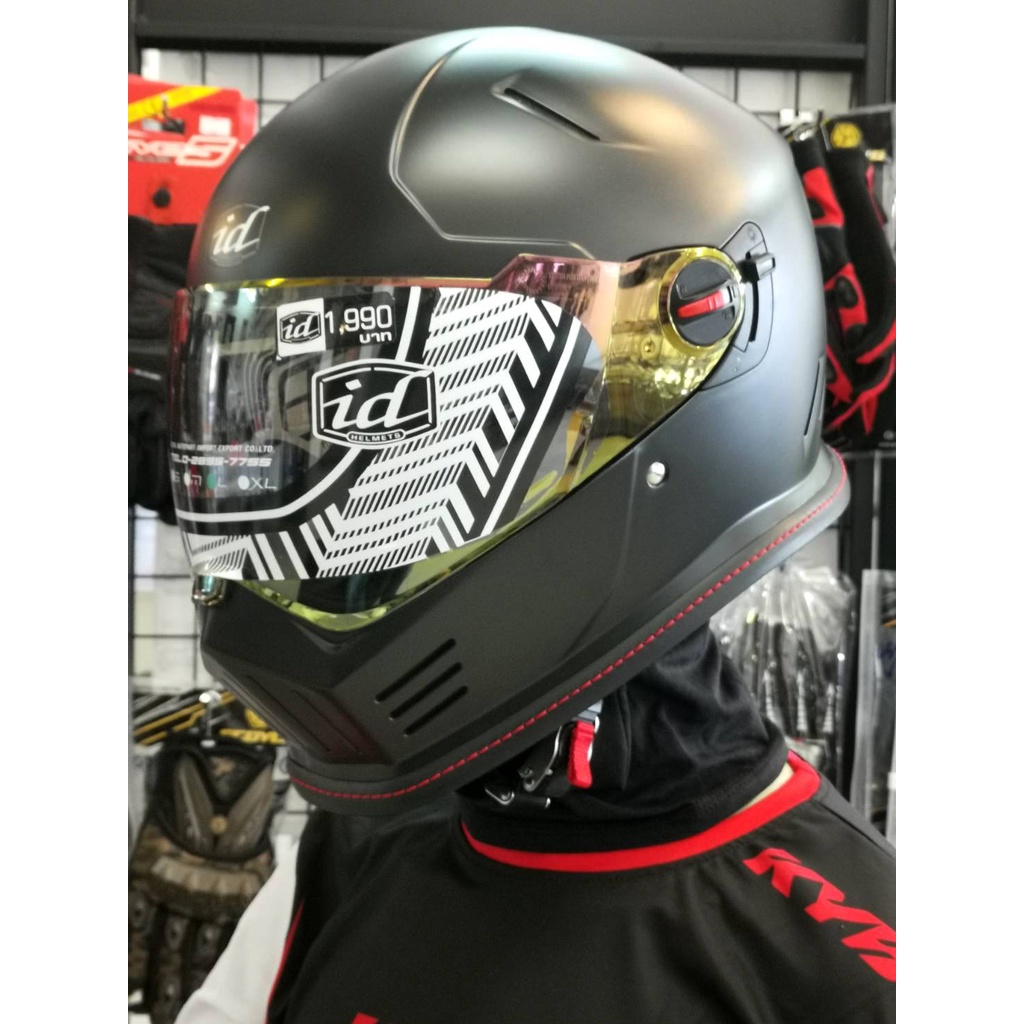 หมวกกันน็อค ID Immortal สีดำด้าน