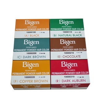 Bigen Hair color บีเง็นผง 6 กรัม  ไม่มีแอมโมเนีย