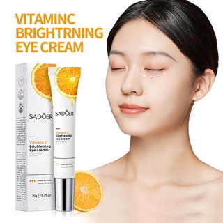 ครีมบำรุงผิวรอบดวงตา Bioaqua Vitamin C Eye Cream ครีมทาลดรอยคล้ำ ลดริ้วรอยใต้ตา อายครีมวิตามินซี 20 กรัม N157