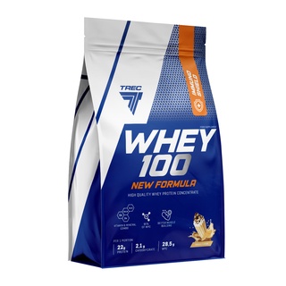 Trec Nutrition Whey100 Cookies 700 g เวย์โปรตีน เวย์โปรตีนเพิ่มกล้ามเนื้อ ของแท้