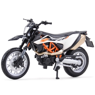 Maisto 1:18 KTM 690 SMC R รถหล่อแบบคงที่โมเดลรถจักรยานยนต์ของเล่นงานอดิเรกของสะสม