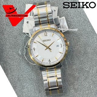 ไซโก้แท้100% Seiko SGEH82P Quartz Sapphire Glass นาฬิกาข้อมือผู้ชาย ตัวเรือนและสายเป็นสแตนเลส รุ่น SGEH82P1