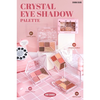 CRYSTAL EYE SHADOW PALETTE HF5081อายแชโดว์ พาเลท 5ช่อง