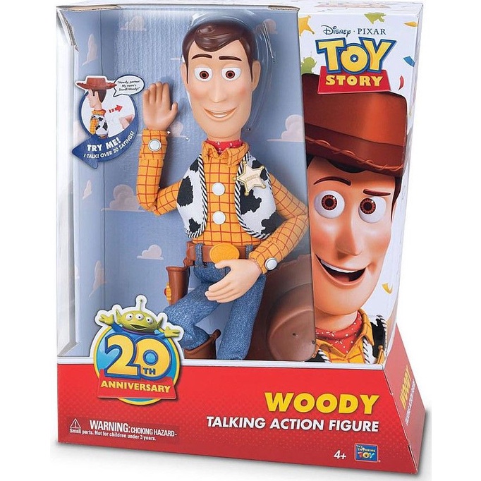 Disney Pixar Toy Story ครบรอบ 20 ปี Woody Talking Action Figure Doll ของเล่นเด็ก