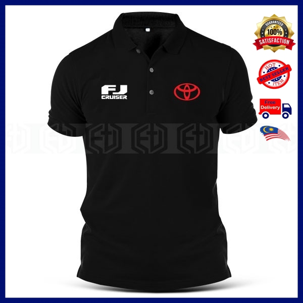 FJ Cruiser Toyota 4WD Hilux Fortuner Vios เสื้อยืด Tshirt Racing Motorsport Polo T เสื้อ Pakaian Baj