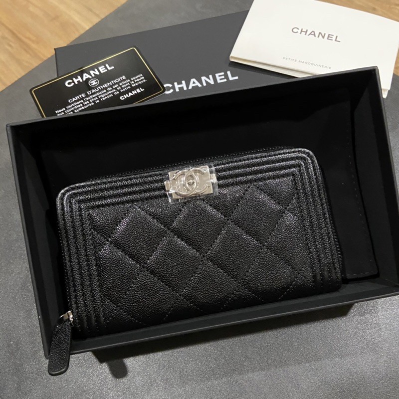 new fullset Chanel zippy medium แท้ 100%