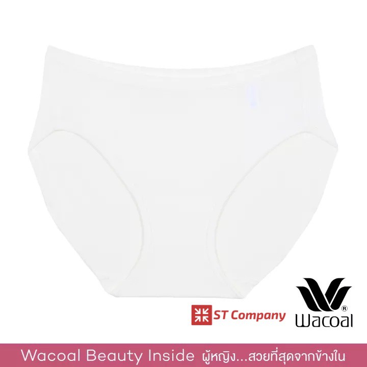 กางเกงใน Wacoal Panty ทรง Bikini ขอบเรียบ สี (1 ตัว) รุ่น WU1M01 WU1C34 WQ6M01 กางเกงในผู้หญิง วาโก้