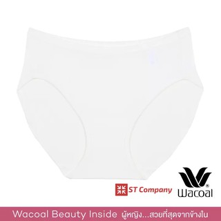 กางเกงใน Wacoal Panty ทรง Bikini ขอบเรียบ สี (1 ตัว) รุ่น WU1M01 WU1C34 WQ6M01 กางเกงในผู้หญิง วาโก้ บิกินี่