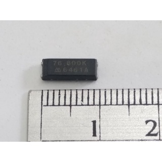 Crystal Oscillator  76.800 Khz   SMD 4 Pin