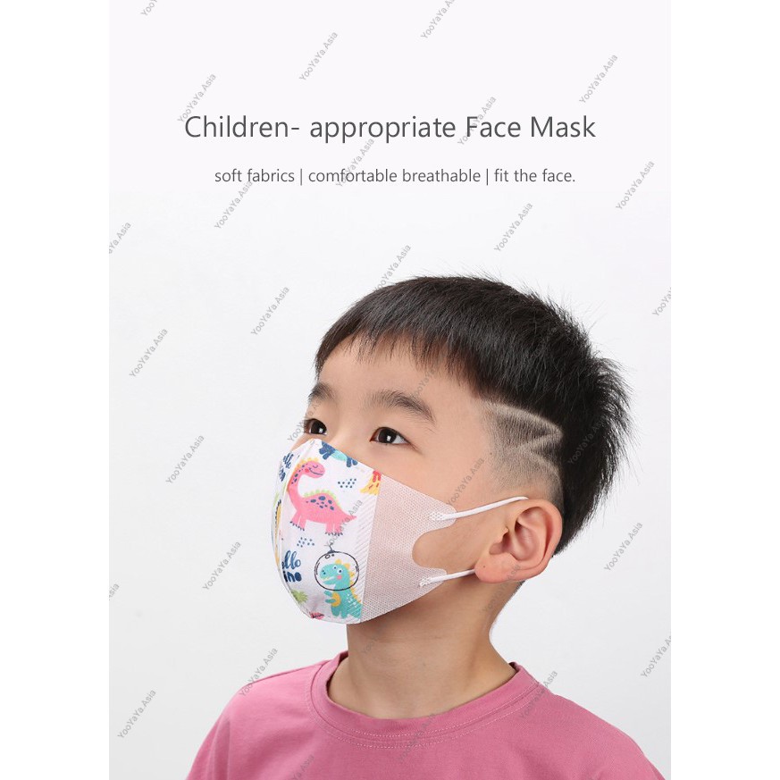 D Concept -Ready 50 ชิ้น/กล่อง 3D Kids Mask มาส์กหน้าเด็ก หน้ากากเด็ก 3PL ทิ้ง 儿童口罩