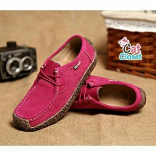 Boat shoe for lady