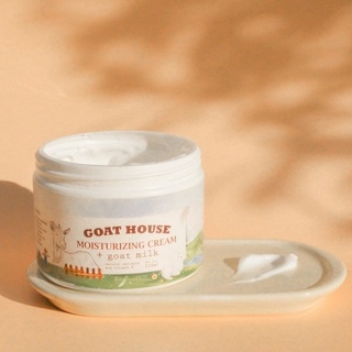 (พร้อมส่ง)Goat house moisturizing cream บูสเตอร์นมแพะทาผิว ลดรอย 250 ml.