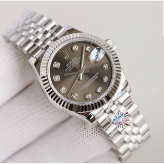 [ทักแชทก่อนสั่งซื้อ] นาฬิกา Rolex หน้าปัด 31 mm งานดีสุด เครื่องสวิตแท้ สายเสนเลส  อปก full set