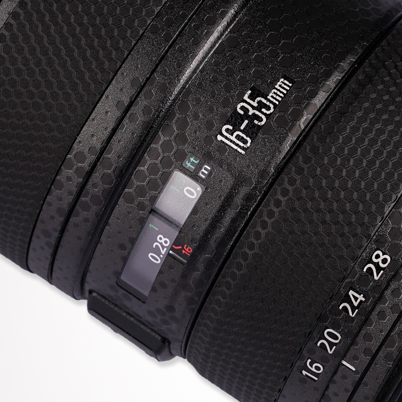 ฟิล์มสติกเกอร์คาร์บอนไฟเบอร์ สําหรับ Canon EF16-35 f2.8 G2  รุ่นที่สอง 1635 3M