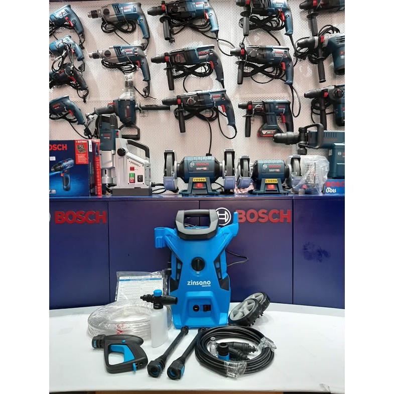 เครื่องฉีดน้ำแรงดันสูง Zinsano Amazon Plus 100 bar 100 บาร์ อุปกรณ์ครบพร้อมใช้งาน มีประกัน !!แถมฟรี!