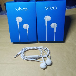 หูฟัง Vivo Ear Buds Super Bass เสียงคมชัดสุด เบสหนัก คมชัด พร้อมไมค์สนทนา  รับประกัน1ปี