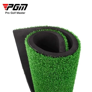 Pgm แผ่นยางรองลูกกอล์ฟ สีเขียว สําหรับฝึกตีกอล์ฟในร่ม DJD003 golf mat ลูกกอล์ฟ golf practice