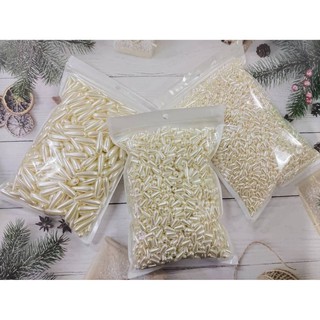 ลูกปัดมุกหยดน้ำ ลูกปัดหยดน้ำ เกรดA  งานฝีมือ งานถักร้อย  DIY ลูกปัดหยดน้ำ 3 ขนาด 6x10 8x13 10x30