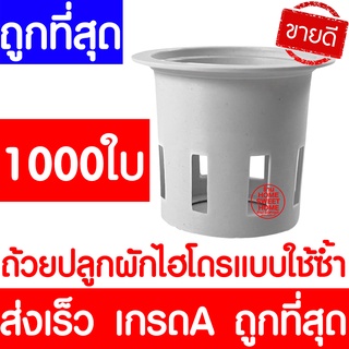 *clearance* ส่งไว ถ้วยปลูกผัก 1000ใบ ถ้วยขาวปลูกผัก ผักไฮโดรโปนิกส์ ผักไฮโดร ไฮโดร hydroponic hydro แบบใช้ซ้ำ ค่าส่งถูก