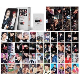 บัตรภาพ Stray kids small card album go raw lomo card 54 posters