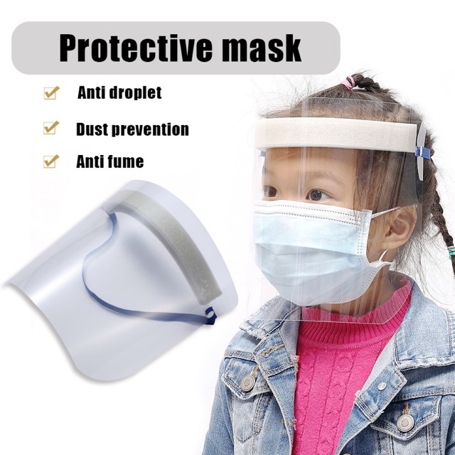 ✅ พร้อมส่ง Face Mask Shield หน้ากากกันไวรัส เด็ก/ผู้ใหญ่