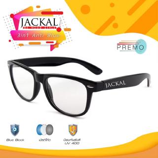 JACKAL แว่นกรองแสงสีฟ้า รุ่น OP003BLB - PREMO Lens เคลือบมัลติโค้ด สุดยอดเทคโนโลยีเลนส์ใหม่จากญี่ปุ่นACKAL แว่นกรองแสงสี