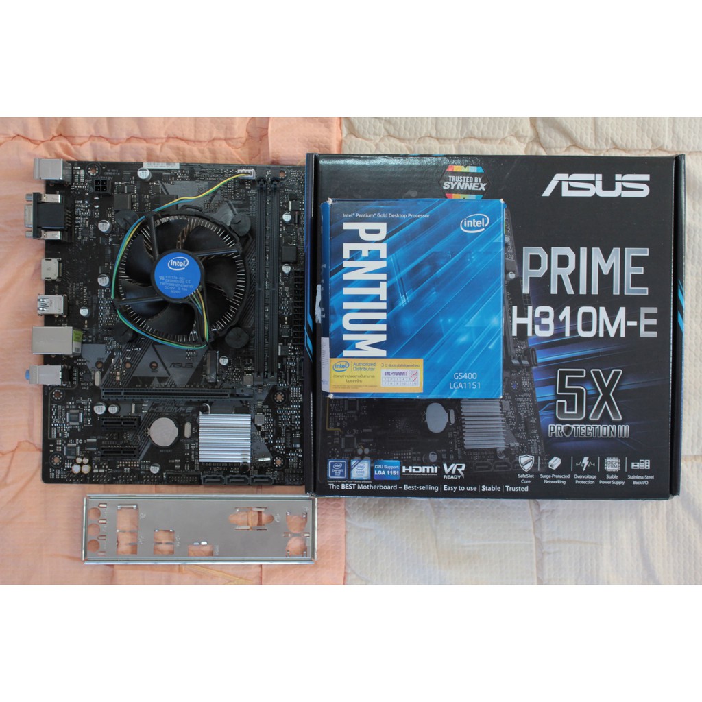 Intel Pentium Gold G5400 และ Asus Prime H310M-E