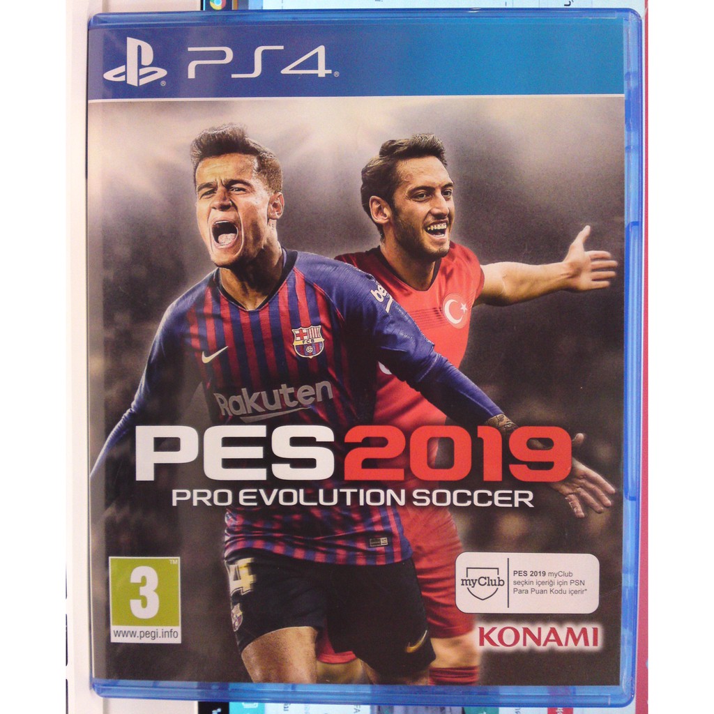 แผ่นเกม PS4 มือสอง PES 2019 Pro Evolution Soccer