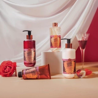 Erb Wine & Roses Water Body Cleanser 230ml. เจลอาบน้ำ กลิ่นไวน์กุหลาบ ต่อต้านอนุมูลอิสระ ย้อนอายุผิว ขาวกระจ่างใส เอิบ