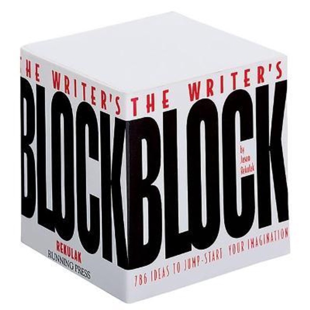 The Writers Block : 786 Ideas To Jump-start Your Imagination โดย Jason Rekule (ฉบับสหรัฐอเมริกาปกอ่อ