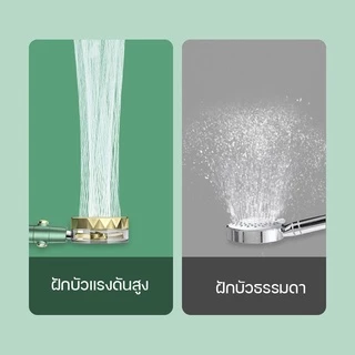 ฝักบัว ฝักบัวกังหัน แรงดันสูงหมุนได้360°
