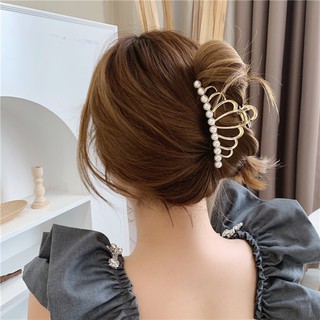 korea Pearl Crown Hair Grab