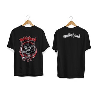 เสื้อยืดคอกลมเสื้อยืด ผ้าฝ้าย พรีเมี่ยม พิมพ์ลาย Motorhead Music BAND Plasticol DISTRO 24SS-3XL