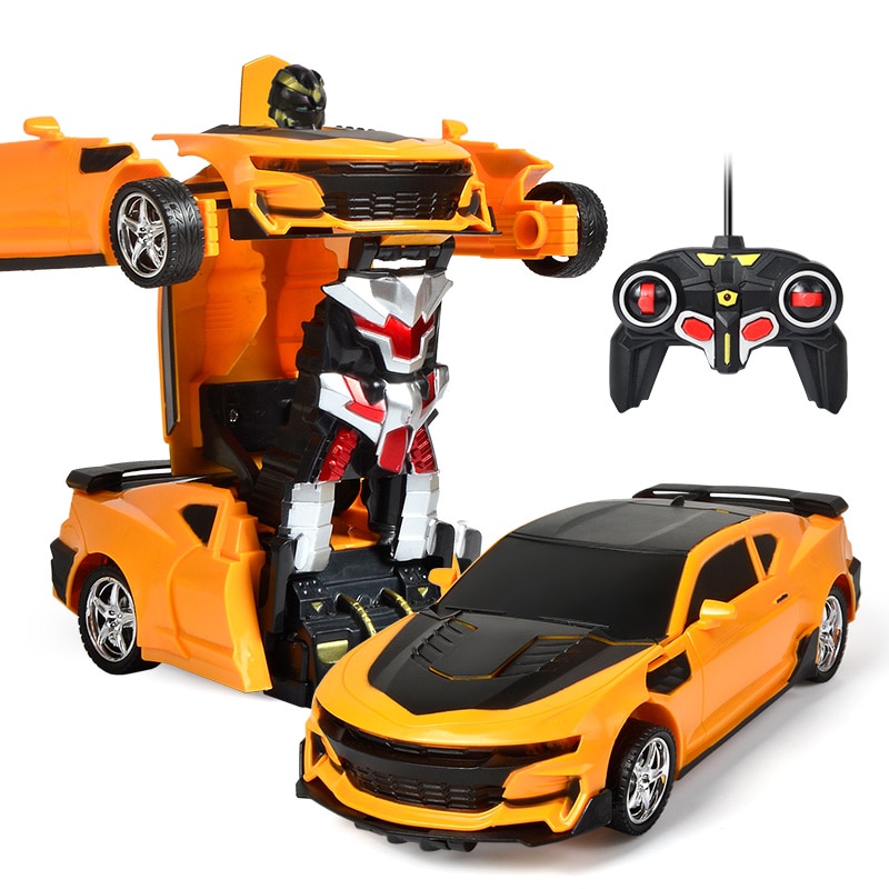 1:18 RC Car Transformer 2 IN 1 Driving Sorts Cars Robot Model Radio ...