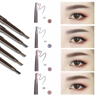 N121 ดินสอเขียนคิ้วLAMEILA Colour Geometry 2in1 แบบหมุน กันน้ำ กันเหงื่อ พร้อมแปรงปัดคิ้ว
