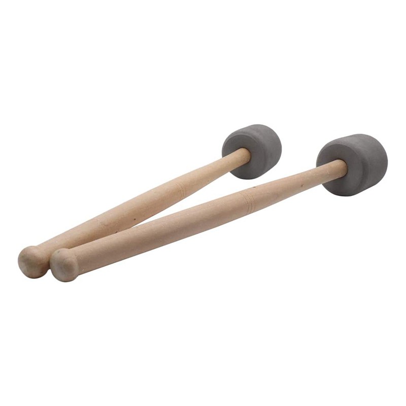 JDUE 4 Pack Bass Drum Mallets Sticks Percussion Mallets with EVA Foam