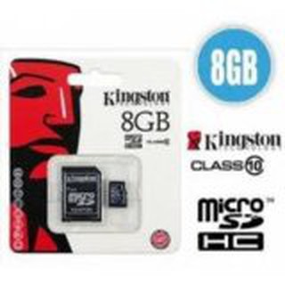 Kingston Memory Micro SD Card Class 4 8GB with Adapter