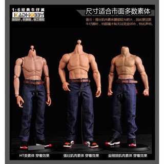 กางเกงยีนส์ขายาวสำหรับผู้ชาย 1 / 6scale