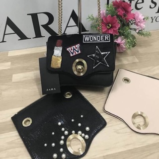 💯 💕Zara crossbody Bag Design Changable  🍭