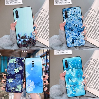 เคสโทรศัพท์มือถือ ลายดอกไม้สีฟ้า สําหรับ Realme C2 C3 C11 2020 2021 C12 C15 C17 C20 C21 C21Y C25Y UH26