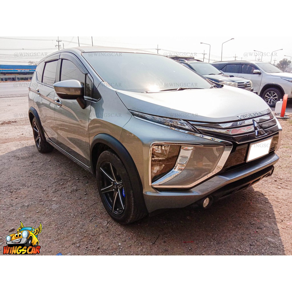 [ E-TAX ] คิ้วล้อ,ซุ้มล้อ,โป่งล้อ (3 นิ้ว) Mitsubishi Xpander 2018-2020 สีดำด้าน V.1 (AOS) สำหรับไม่มีสเกิร์ต