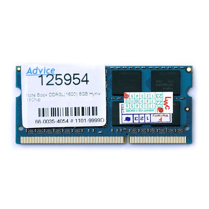 แรม 8G RAM 8GB DDR3L Bus 1600 16 Chip แรม 8G โน้ตบุต, All in one ยี่ห้อ Hynix Ram HYNIX แรมโน้ตบุต ร