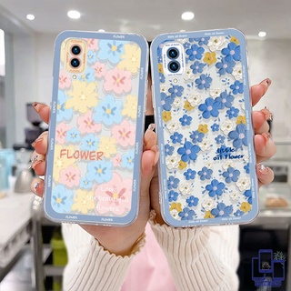 เคสนิ่ม เคสใส VIVO Y20 Y15S Y91C Y21 Y21A Y21T Y12S Y12 Y30 Y21S Y20S Y12i V21 V23E Y75 T1 Y55 Y75 Y16  Y91 Y30i Y93 Y95 Y15 Y17 Y50 Y53S Y51 Y51A Y33T Y10 Y33S Y1S Y11 Y31  กันแตก ลายดอกไม้จิ๋ว แฟชั่น เคสโทรศัพท์มือถือ